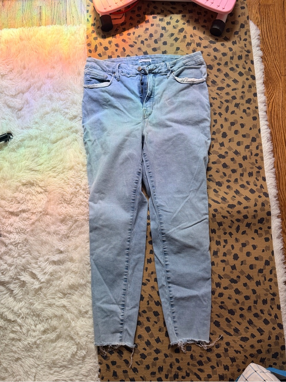 Good American Light Blue Women's High-Rise Skinny Jeans